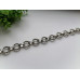 Цепь крупная витая 11 мм. Латунь, родий
